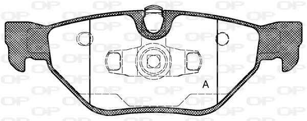 OPEN PARTS Jarrupala, levyjarru BPA1145.00